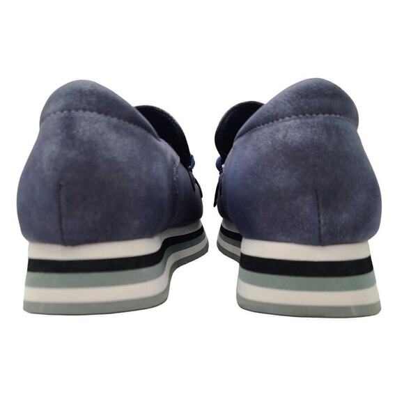 COCONUTS by Matisse Bess Platform Loafers Womens Navy Blue Size 7 NEW - Picture 6 of 8